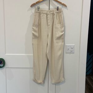 Wonderly Ivory Cargo Pants